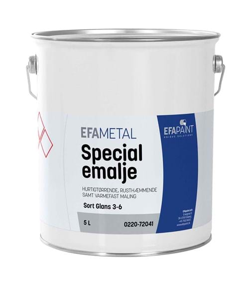 EFAmetal Specialemalje sort 5 liter